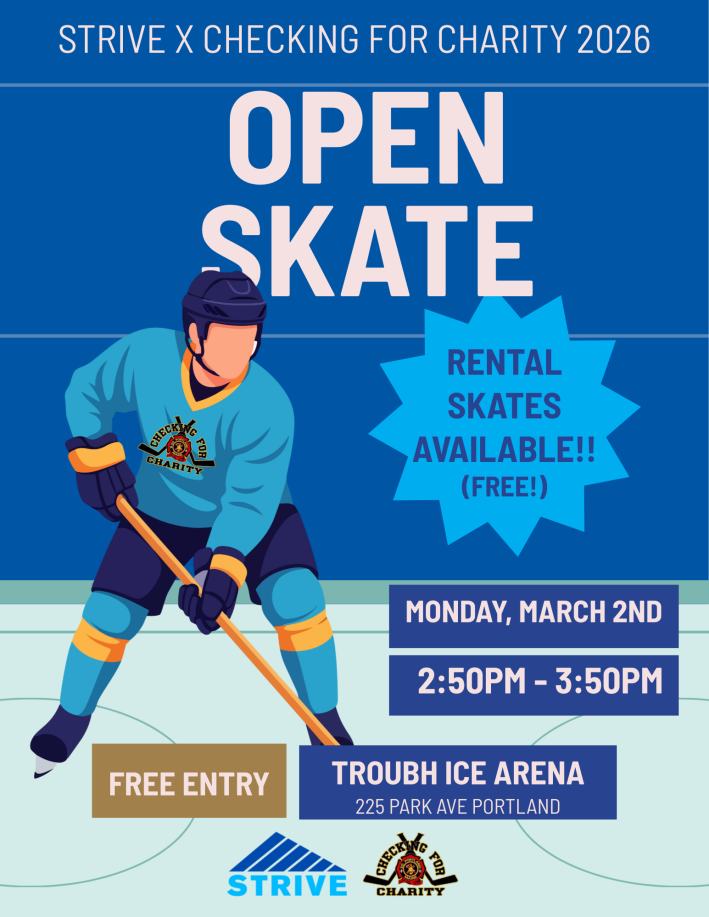 Checking for Charity Open Skate